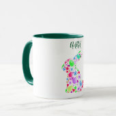 "NANA" EASTER EGG RABBIT IN PASTEL COLORS MOK (Voorkant links)