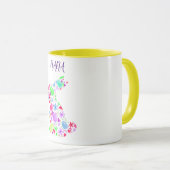 "NANA" EASTER EGG RABBIT IN PASTEL COLORS MOK (Voorkant rechts)