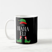 Nana Elf Matching Group Xmas Funny Family Christma Koffiemok (Links)