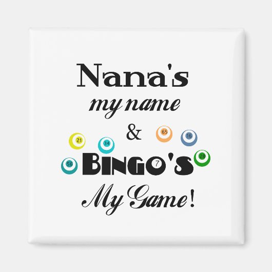 Nana en Bingo Magneet (Voorkant)