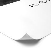 Nana en ik gepersonaliseerde Afbeelding cadeau voo Poster (Hoek)