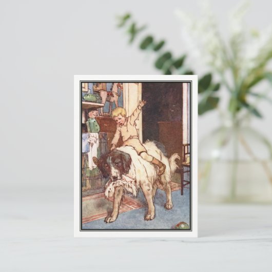 Nana en Michael Darling door Alice B. Woodward Briefkaart (Staand voorkant)