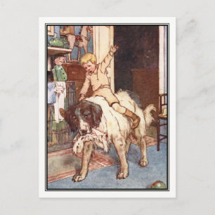 Nana en Michael Darling door Alice B. Woodward Briefkaart