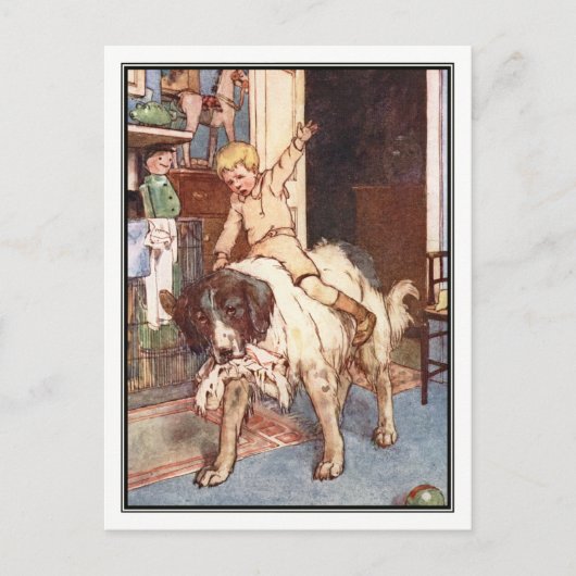 Nana en Michael Darling door Alice B. Woodward Briefkaart (Voorkant)