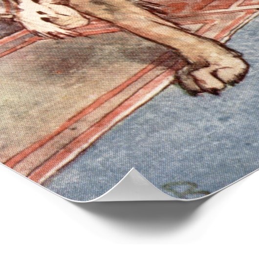 Nana en Michael Darling door Alice B. Woodward Poster (Hoek)