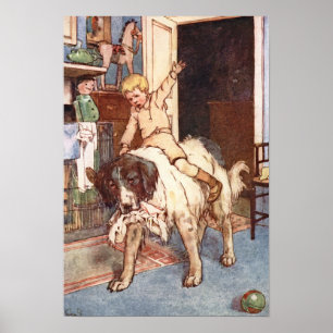 Nana en Michael Darling door Alice B. Woodward Poster