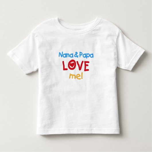 Nana en Papa Love Me Kinder Shirts (Voorkant)
