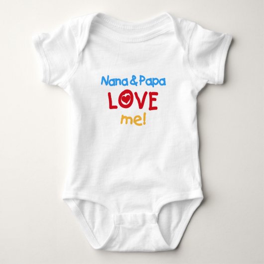Nana en Papa Love Me Romper (Voorkant)