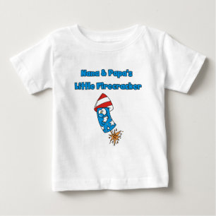 Nana en Papa's kleine Firecracker Tshirts