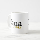 Nana Est 2013 Koffiemok (Voorkant links)