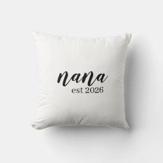 Nana est 2026 Personalized Throw Pillow Kussen