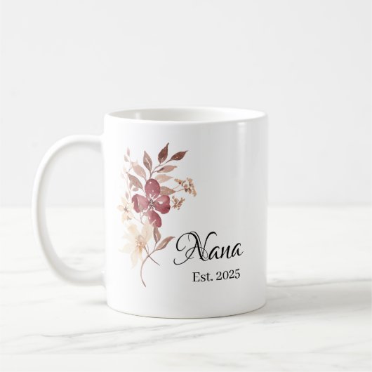 Nana Est. Year – New Nana Milestone Gift Koffiemok (Links)