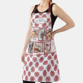 Nana Family Foto Peppermint Red Merry Kerstmis Schort (Insitu)