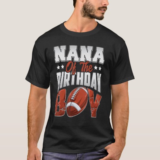 Nana Football verjaardag Jongen Familie Baller per T-shirt (Voorkant)