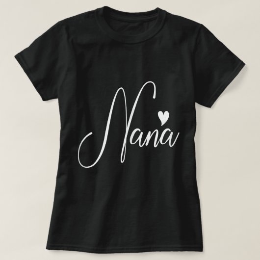 Nana for Women Grandma Moederdag Kerstmis T-shirt (Design voorkant)