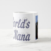 Nana foto grijze Moederdag Grote Koffiekop (Voorkant)