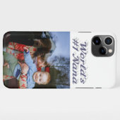 Nana foto grijze tekst iPhone case Hoesje (Achterkant horizontaal)