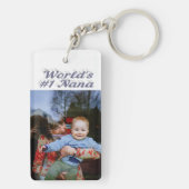 Nana foto grijze tekst sleutelhanger (achterkant)