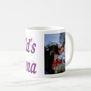 Nana Foto paarse tekst Koffie Mok