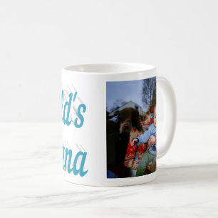 Nana Foto sky blue text Coffee Mok