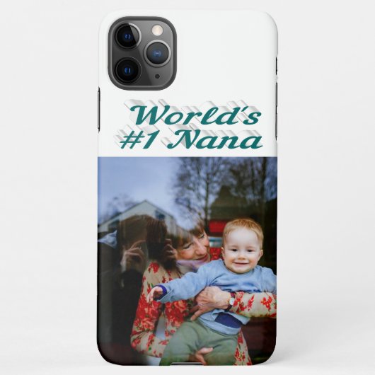 Nana fotogroene tekst iPhone case iPhone Hoesje (Achterkant)