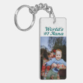 Nana-fotogroene tekst sleutelhanger (Voorkant Links)