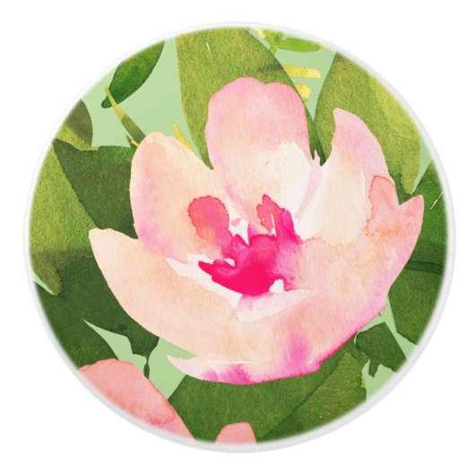 Nana' Garden Pull Knob Keramische Knop (Voorkant)