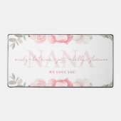Nana Gepersonaliseerde Bloemen Desk Mat (Voorkant)