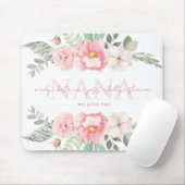 Nana Gepersonaliseerde Bloemen Mousepad Muismat (Met muis)