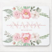 Nana Gepersonaliseerde Bloemen Mousepad Muismat (Voorkant)
