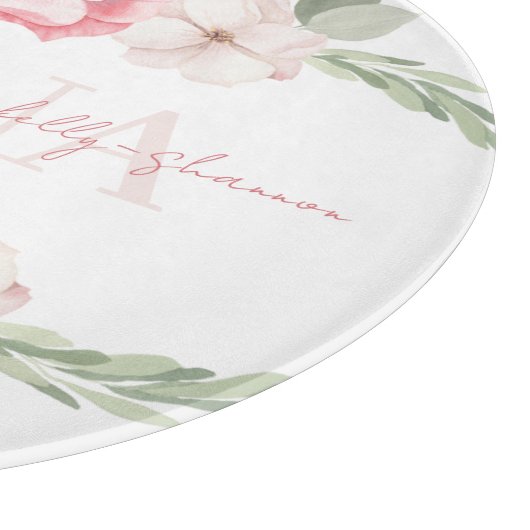 Nana Gepersonaliseerde Bloemen Snijplank (Hoek)