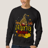 Nana gnome Herfst Y'all Gnome Pumpkin Spice Thanks Trui (Voorkant)