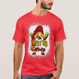 Nana gnome kerstpyjama matroos familie t-shirt
