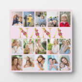 Nana Gold Letters 15 Verticale foto Collage Pink Fotoplaat (Voorkant)