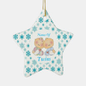 Nana Grandma of Twins Star Ornament Gift (Rechts)