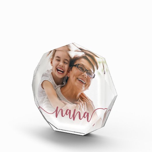 Nana | Grandma Script Overlay Fotoblokken (Rechts)