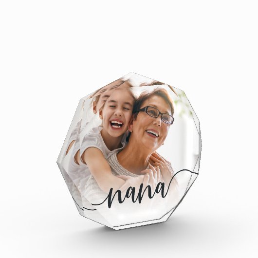 Nana | Grandma Script Overlay Fotoblokken (Links)