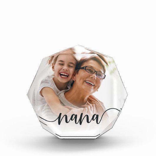 Nana | Grandma Script Overlay Fotoblokken (Voorkant)