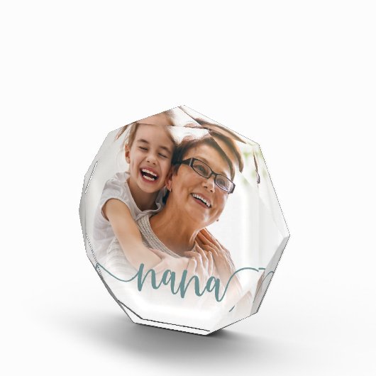 Nana | Grandma Script Overlay Fotoblokken (Rechts)