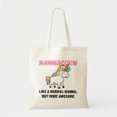 Nana Grandma Unicorn Funny Tote Bag (Voorkant)