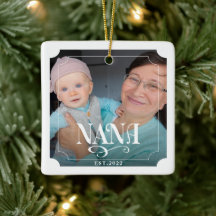 Nana Grandpa Year 2 Fotokerstmis