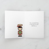 Nana Grandparents Day Card - de Kleine Dame van Kaart (Binnen)