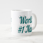 Nana groene halve Moederdag Grote Koffiekop (Voorkant rechts)