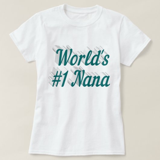 Nana groene tekst t-shirt (Design voorkant)