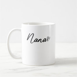 Nana, grootouder, beste Nana, zwangerschapsuitkond Koffiemok