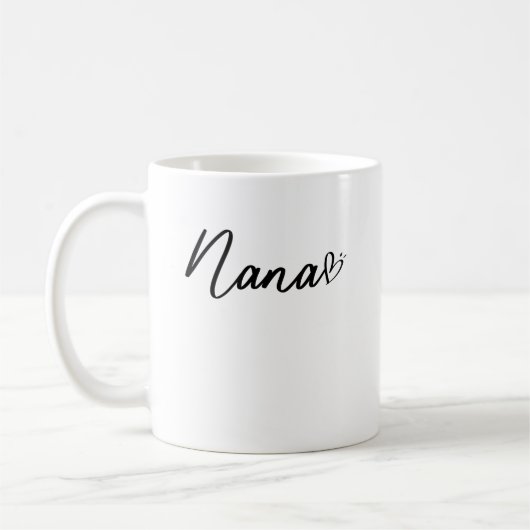 Nana, grootouder, beste Nana, zwangerschapsuitkond Koffiemok (Links)