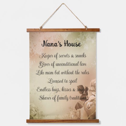 Nana Hangend Wandkleed (Voorkant)