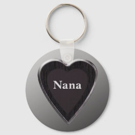 Nana Heart Keychain