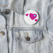 Nana Hearts Pin Ronde Button 5,7 Cm (In situ)