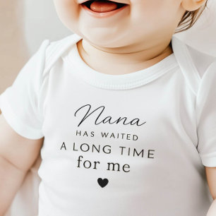Nana heeft Baby Bodysuit Cadeau Gewacht